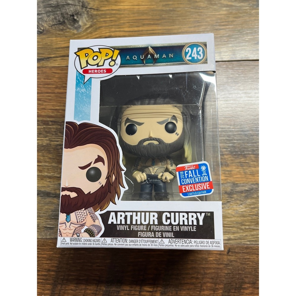 Funko Pop Arthur Curry #243 2018 Fall Convention Exclusive Aquaman  Description